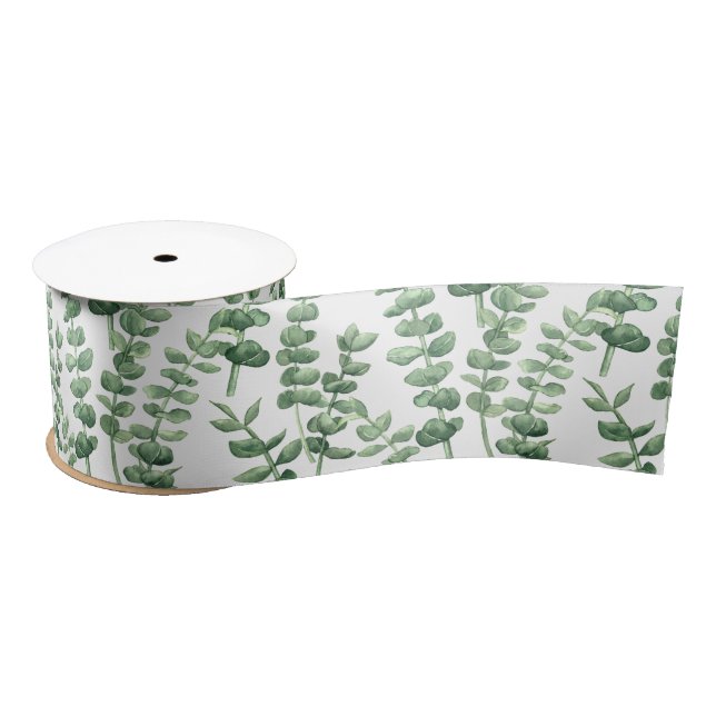 Ruban En Satin Eucalyptus 1 (Bobine)