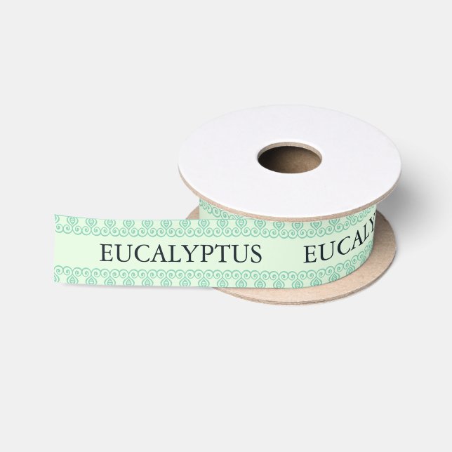 Ruban En Satin Éucalyptus à tamper-Proof (Bobine)