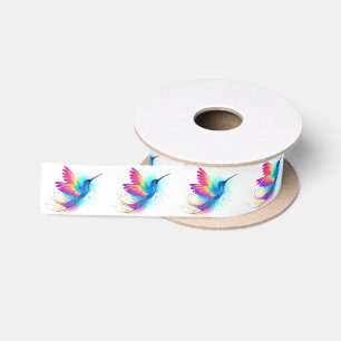 Ruban En Satin Exotic Rainbow Hummingbird