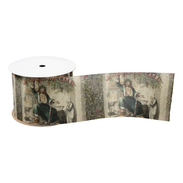 Ruban En Satin Fantôme de Noël Présent Scrooge (Bobine)