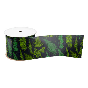 Ruban En Satin Ferns