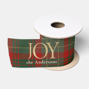 Ruban En Satin Festif Buffalo Plaid Christmas