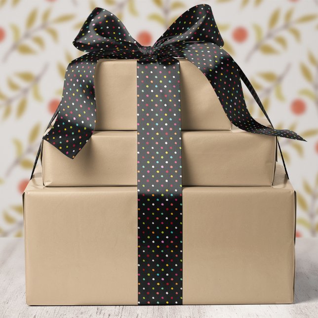 Ruban En Satin Festif Rainbow Polka Dot Christmas (Créateur téléchargé)