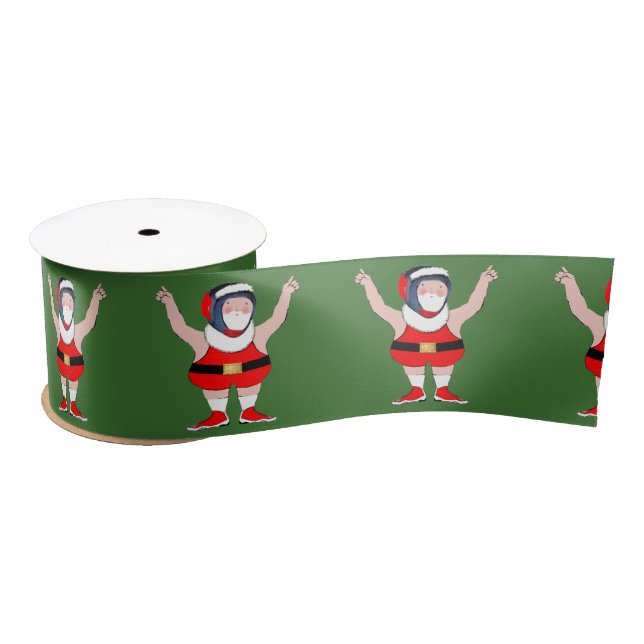 Ruban En Satin Fête de Noël de Wrestler (Bobine)