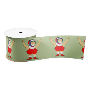 Ruban En Satin Fêtes de Noël de lutte