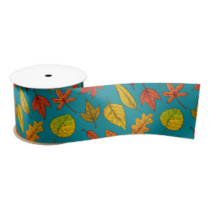 Ruban En Satin Feuilles d'automne