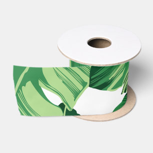 Ruban En Satin Feuilles de bananes