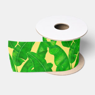 Ruban En Satin Feuilles de bananes