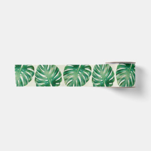 Ruban En Satin feuilles de Monstera