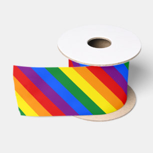 Ruban En Satin Fierté arc-en-ciel