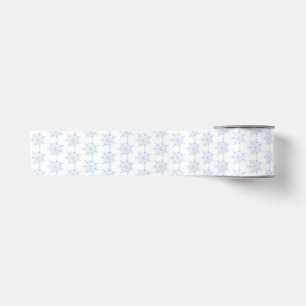 Ruban En Satin Flacon de neige bleu glace