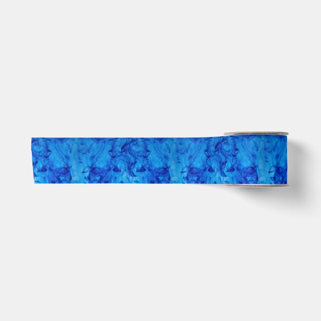 Ruban En Satin Flèches bleues (Devant)