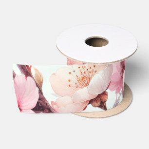 Ruban En Satin Fleur de Cerisier