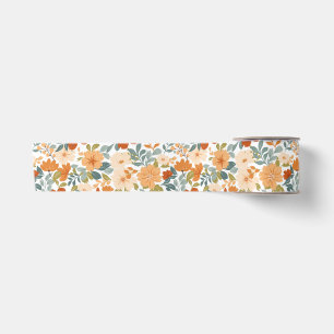 Ruban En Satin Fleurs d'automne - Automne prairie florale