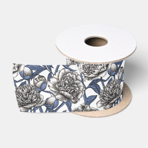 Ruban En Satin Fleurs de cendres blanches