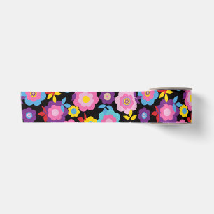 Ruban En Satin Fleurs printanières d'Eilin