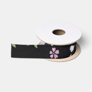 Ruban En Satin Fleurs roses tombantes en cascade