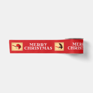 Ruban En Satin Fly Fishing Flies & Merry Christmas Ribbon