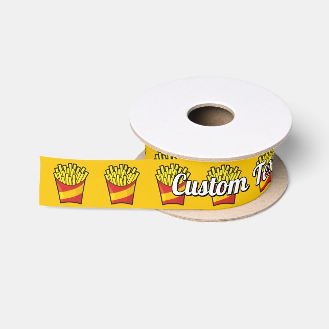 Ruban En Satin Fries françaises (Bobine)