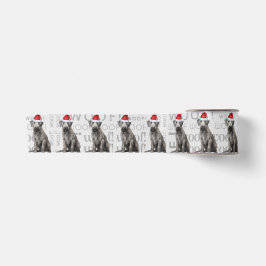 Ruban En Satin Funny Dog Lover Cute Wolfhound Dog Christmas