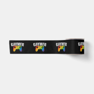 Ruban En Satin Gaymer Rainbow Drapeau Jeu Lesbienne Gay Bisexual