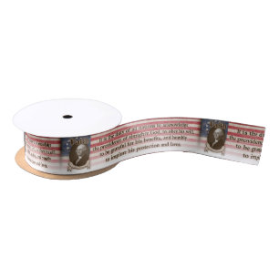 Ruban En Satin George Washington - foi