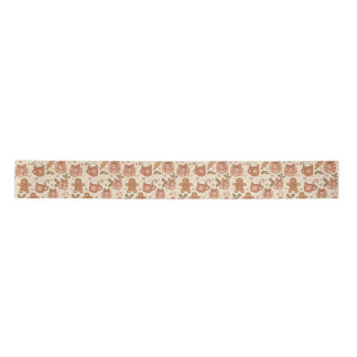 Ruban En Satin Gingerbread Joy