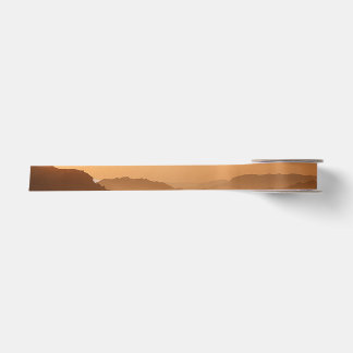 Ruban En Satin Golden Serenity - Desert Landscape at Sunset