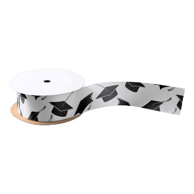 Ruban En Satin Grad Casquette Motif Grad (Bobine)