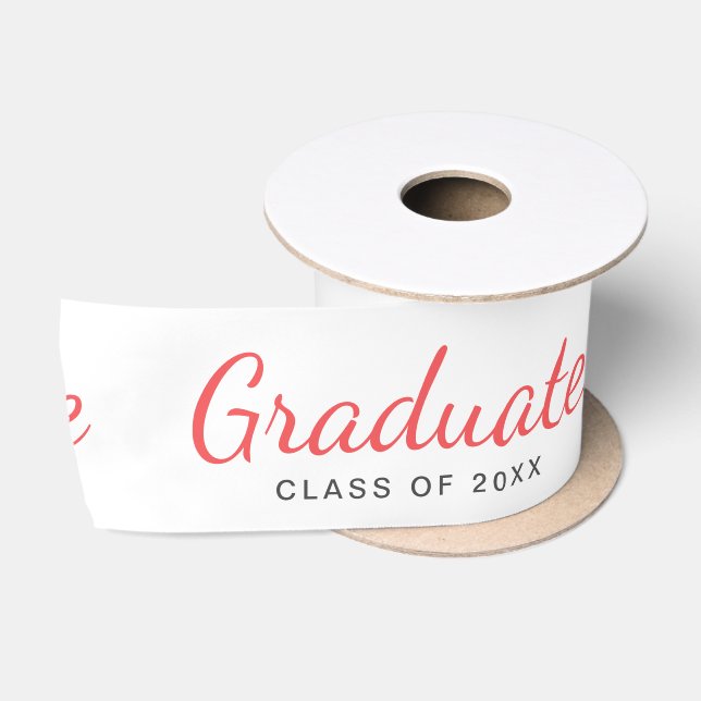 Ruban En Satin Graduate Classe de Simple Modernité Graduation (Bobine)
