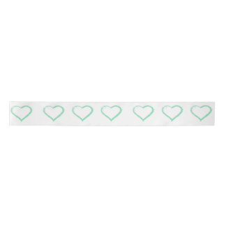 Ruban En Satin Green Heart Essential 