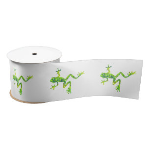 Ruban En Satin Grenouille d'arbre sur la montée 3"