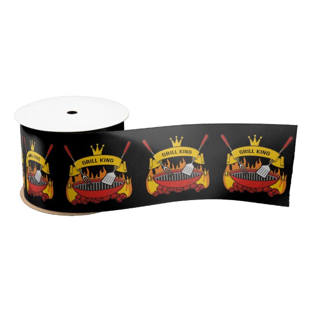 Ruban En Satin Grill King (Bobine)