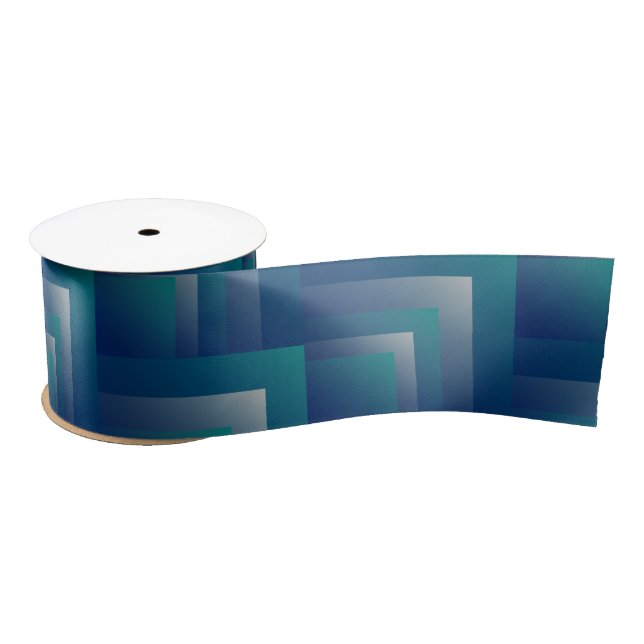 Ruban En Satin Gris turquoise de marine (Bobine)