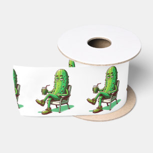 Ruban En Satin Gros Dill Picker dans une chaise