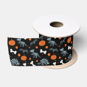 Ruban En Satin Halloween Dinosaur Skeletons chauves-souris et Cit