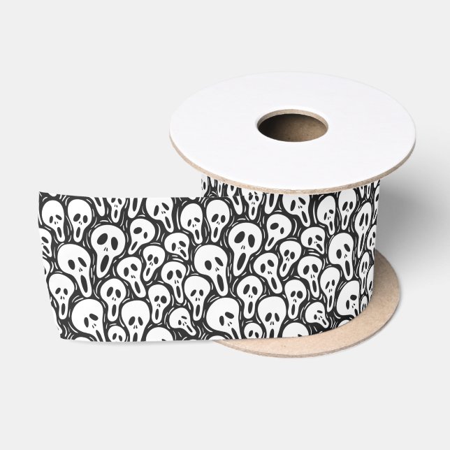 Ruban En Satin Halloween ghoul Ribbon (Bobine)
