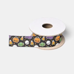 Ruban En Satin Halloween Traite le Motif
