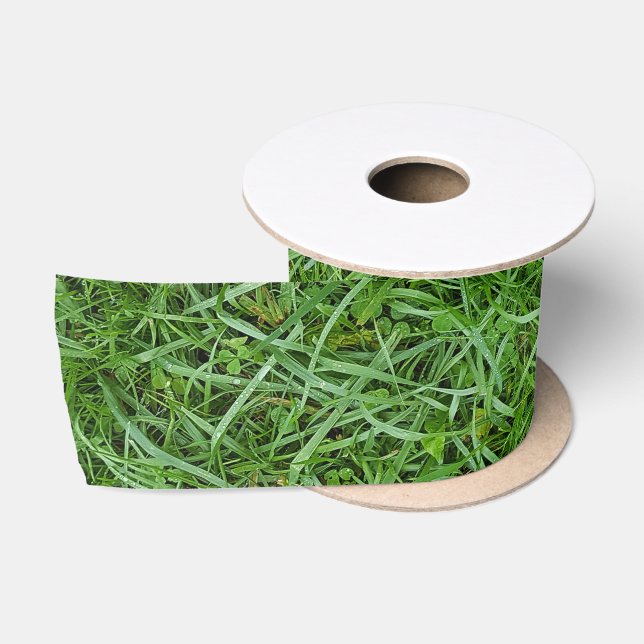 Ruban En Satin Herbe verte (Bobine)