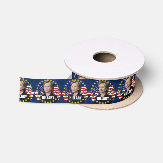 Ruban En Satin Hillary Clinton pour le président ruban 2016 (Bobine)