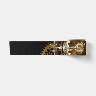 Ruban En Satin Horloge Steampunk avec des engrenages anciens