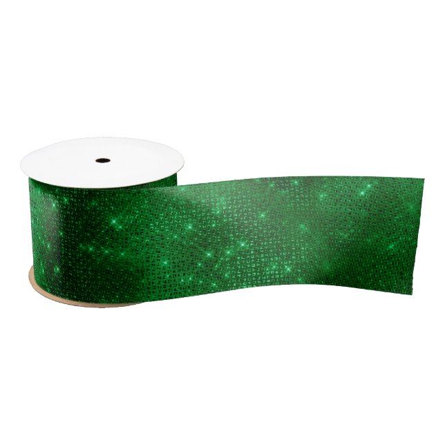 Ruban En Satin Huile verte (Bobine)