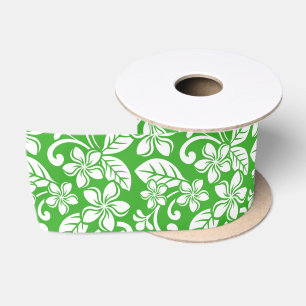 RUBAN EN SATIN ÎLE PLUMERIA (CITRUS GREEN) SATIN RIBBON