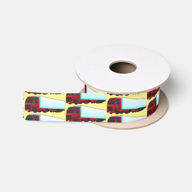 Ruban En Satin Illustration de camion roumain (Bobine)