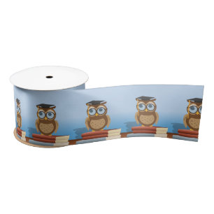 Ruban En Satin Illustration de hibou