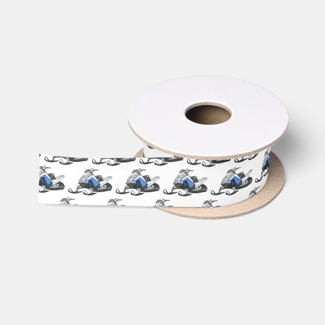 Ruban En Satin Illustration de motoneige (Bobine)