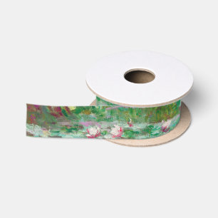 Ruban En Satin Impressionniste japonais de Footbridge Claude Mone