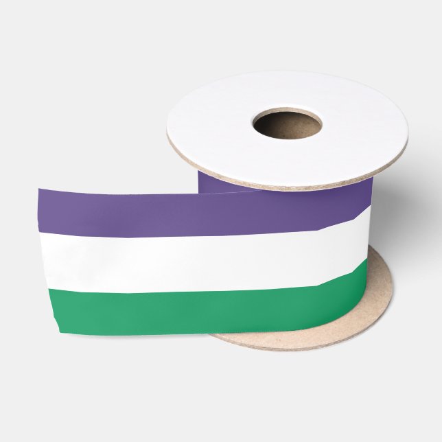 Ruban En Satin Indicateur Suffragette (Bobine)