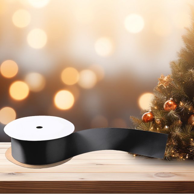 Ruban En Satin Intemporel - Carbone noir foncé ruban satiné (Créateur téléchargé)