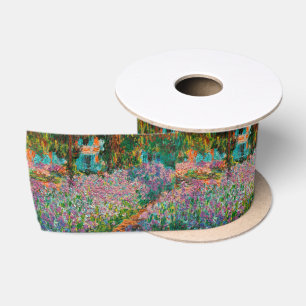 Ruban En Satin Iris Jardin Monet Giverny fleurs